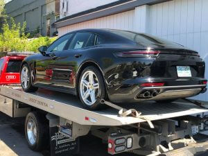 porsche towing